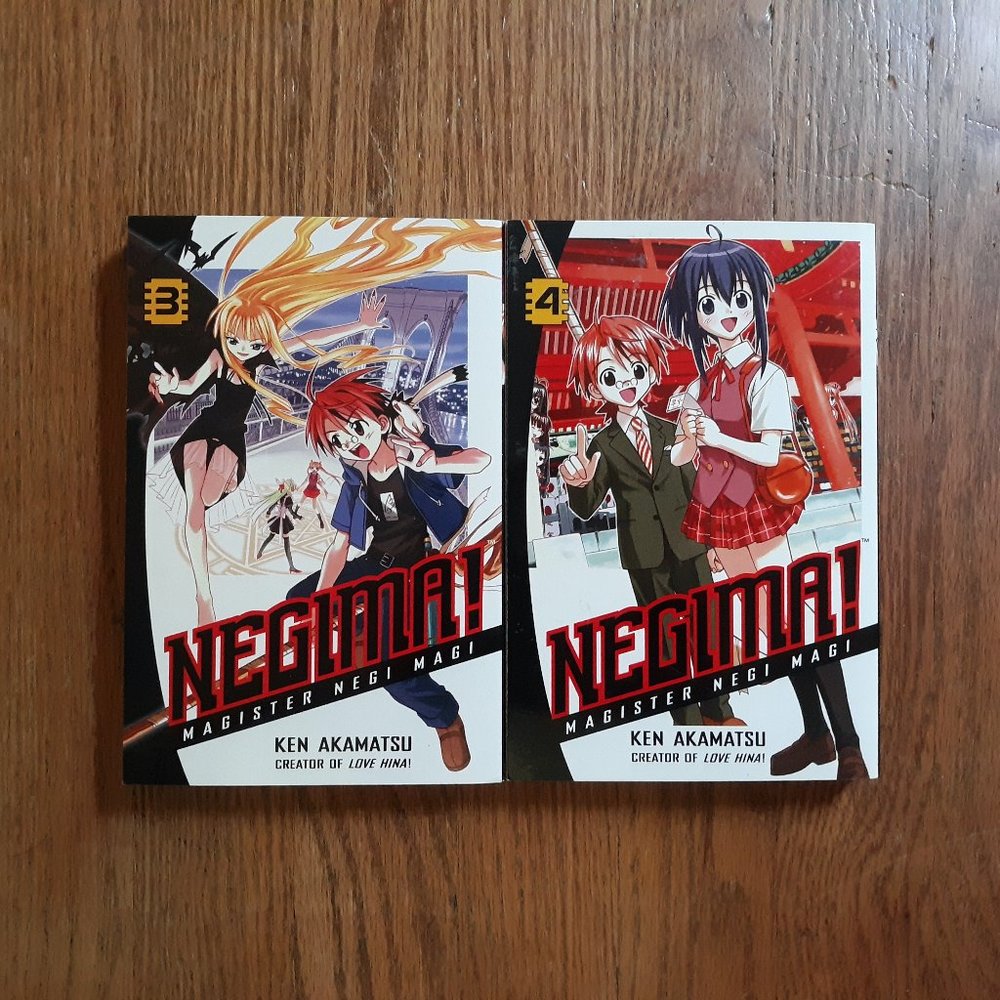 Negima! Manga Lot Volumes 3-4